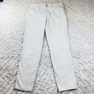 Eddie Bauer Pants Women's 6 Boyfriend Khaki Straight Leg Chino Casual Every Day